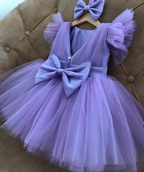 Baby Purple Dress, Soft Pink Dress, Purple Girls Dress, Purple Girl, Belle Costume, Dress Tutu, Fancy Frocks, Fancy Gowns