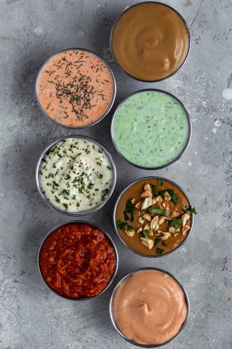 Comeback sauce, buffalo yogurt ranch, jalapeño cilantro, roasted garlic aioli, harissa tahini, Thai peanut, and maple dijon Meatball Dipping Sauce, Pizza Menu Design, Yogurt Ranch, Easy Dipping Sauce, Comeback Sauce, Roasted Garlic Aioli, Meatball Sauce, Dipping Sauces Recipes, Dipping Sauces