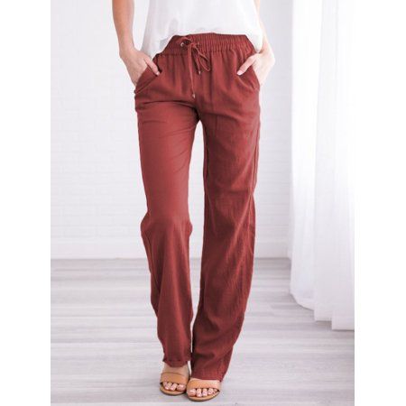 Cotton Linen Pants Women, Gorgeous Boots, Mid Waist Pants, Cozy Pants, Cotton Linen Pants, Soft Pants, Linen Casual, Long Trousers, Chic Clothing