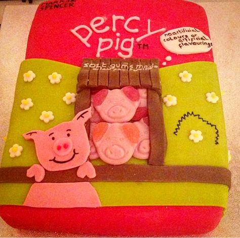 Percy Pig Cake, Lucy Birthday, Royal Wedding Cake, Percy Pig, S Cake, Pig Cake, 13th Birthday, 9th Birthday, Royal Wedding