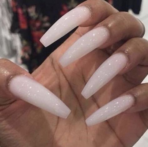 cum color nails 🤪🤪😙🤪 Nut Nails, Long White Nails, Acrylic Nails Stiletto, Nagellack Trends, White Acrylic Nails, Color Nails, Long Acrylic Nails Coffin, Coffin Nails Long, Crystal Nails