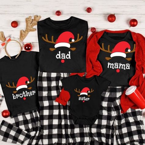 Matching Christmas Personalized Reindeer Custom Christmas t shirt #christmastshirt T shirt #tshirt t-shirt #t_shirt t shirts #tshirts t-shirts #t_shirts T shirt design #tshirtdesign T-shirt designs #t_shirtdesign T shirts designs #tshirtsdesigns 5.12 Family Christmas Pajamas 2022, Matching Family Christmas Pajamas Shirts, Christmas Pj Shirt Ideas, Diy Christmas Shirts For Family, Diy Christmas Pajamas, Funny Family Christmas Pajamas, Christmas Shirts Family, Gnome Family, Xmas 2022