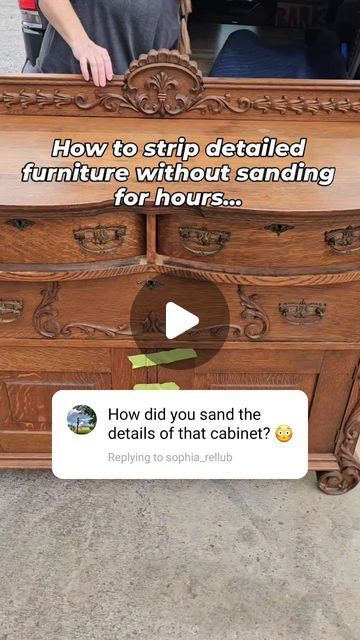 Refinished Dresser Diy, Antique Diy, Wood Refinishing, Vintage Furniture Makeover, Refinishing Furniture Diy, Upscale Furniture, Furniture Flip, Furniture Refinishing, Furniture Rehab