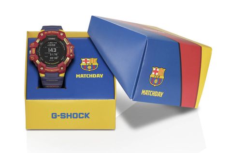 Casio G-Shock Barcelona collaboration offers two specia | Story Tv Documentary, G Shock Watches, Track Workout, Casio G Shock, G Shock, Watch Model, Sport Watches, Casio Watch, Fc Barcelona