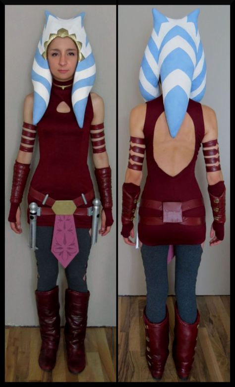 Ahsoka Ashoka Costume, Ahsoka Costume, Disney Halloween Costumes Diy, Ahsoka Cosplay, Ahsoka Tano Costume, Ashoka Star Wars, Ahsoka Tano Cosplay, Disfraz Star Wars, Renn Faire