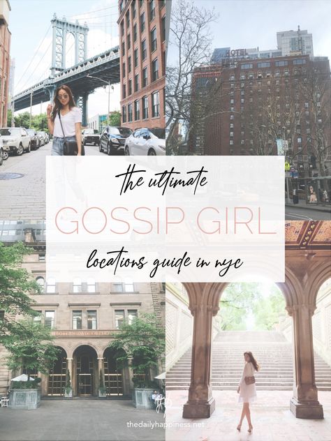 Gossip Girl New York Locations, Gossip Girl Nyc Locations, Nyc Must See, Gossip Girl New York, New York Girls Trip, New York Trip Planning, Nex York, New York Activities, Nyc Locations