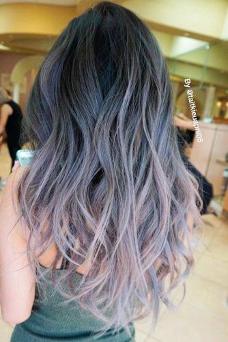 Dark Ombre Hair Ideas for Brunettes ★ See more: http://lovehairstyles.com/dark-ombre-hair/ Charcoal Hair, Dark Ombre Hair, Best Ombre Hair, Gray Balayage, Dark Ombre, Airbrush Designs, Ombré Hair, Penteado Cabelo Curto, Ombre Hair Color