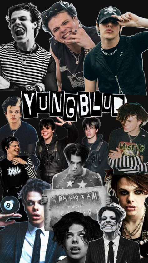 Yungblud black and white wallpaper Yungblud Black And White, Yungblud Wallpaper, Dominic Harrison, Hot British Men, Ronnie Radke, Whatsapp Wallpaper, Emo Guys, Bring Me The Horizon, Black And White Wallpaper