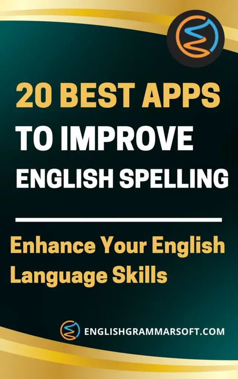 best apps to improve english spelling Apps To Improve English, Apps For English, Word App, Games For All Ages, Spelling Mistakes, English Spelling, Improve English, Learn English Grammar, Improve Your English