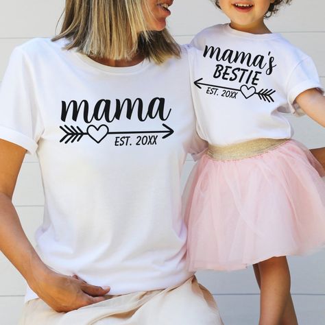 Mini Shirts, Mom And Me Shirts, Mommy And Me Shirts, Mommy And Me Shirt, Positive Shirt, Family Vacation Shirts, Daughters Shirt, Mom And Daughter, Mommy And Me Outfits