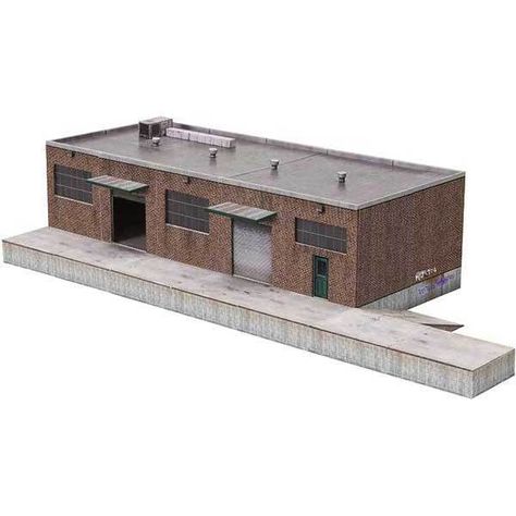 Downloadable Paper Model Building Kits | HO N Scale | Model building kits, Brick siding, Paper models N Scale Buildings Free Printable, Minecraft Dock, Paper Terrain, N Scale Buildings, Paper Models House, Ho Scale Buildings, Ho Scale Train Layout, Scale Model Building, Free Paper Models