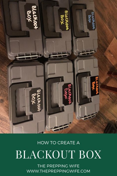 How to create a blackout box for emergencies and power loss. Urban Survival Kit, House Maintenance, Emergency Prepardness, Emergency Preparedness Kit, Survival Supplies, Emergency Preparation, Urban Survival, Prepper Survival, Independent Living