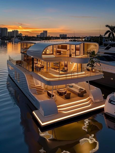 Old Money Yatch Boat, Boat House Aesthetic, Yatch Pics Aesthetic, Huge Yacht, New York Studio Apartment, Nice Boats, Yacht Aesthetic, Big Yachts, Luxury Boats