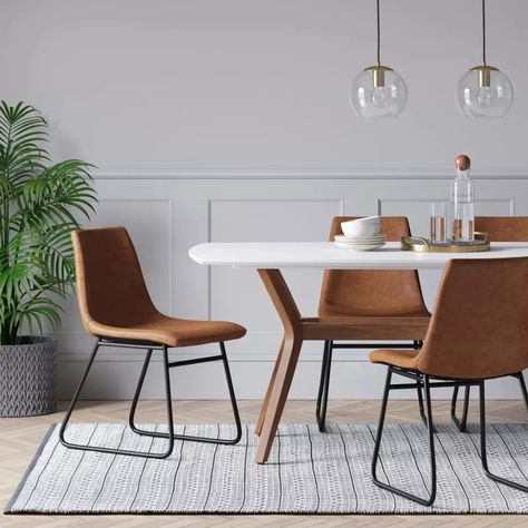 Best Target Home Shopping Hacks From TikTok | POPSUGAR Home Metal Dining Room Chairs, Target Bedding, Metal Dining Room, Bungalow Kitchen, Windsor Dining Chairs, Molded Chair, Eclectic Dining, Beach Place, High Back Dining Chairs