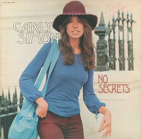 Carly Simon - No Secrets 1972 70s Rock Music, You're So Vain, Friday Music, Carly Simon, Carter Family, Linda Mccartney, Jeff Buckley, Lp Cover, Great Albums