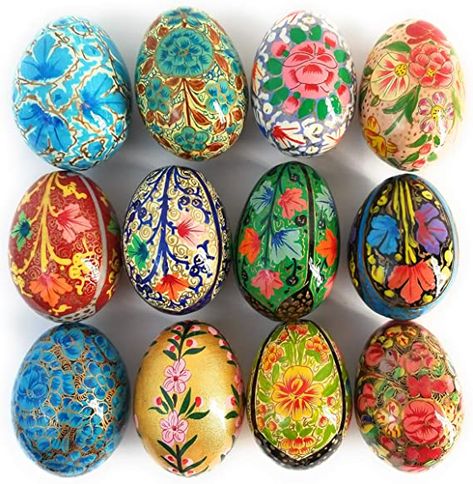 Polish Easter Eggs, Wooden Polish, Russian Easter Eggs, Wooden Easter Eggs, Russian Eggs, Polish Easter, Nut Cracker, Easter Egg Painting, Easter Egg Decorating