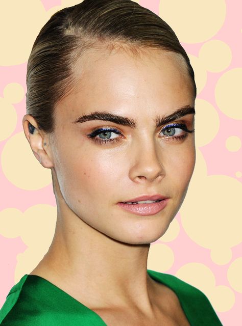 8 Before & After Photos That Prove Brows Make A HUGE Difference #refinery29 Picture Presentation, Natural Eyebrows Growth, Celebrity Eyebrows, Eyebrow Trends, Laura Bailey, How To Grow Eyebrows, Bold Brows, Poppy Delevingne, Thick Eyebrows