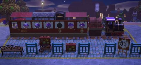 Ac Ideas, Hogwarts Express, Harry Potter Hogwarts, Animal Crossing, Hogwarts, Harry Potter, Travel, Animals