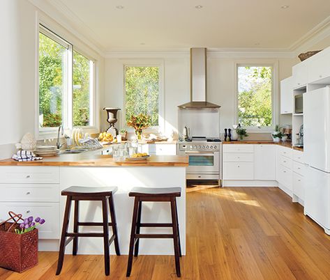 kaboodle kitchen benchtop hickory maple AU kitchen Wood Benchtop, Kaboodle Kitchen, Flatpack Kitchen, Best Kitchen Design, Maple Kitchen, Diy Kitchen Renovation, Sustainable Kitchen, Older Style, Kitchen Gallery