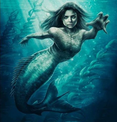 Sirens Tv, Evil Mermaids, Dark Mermaid, Mermaid Artwork, Fantasy Mermaids, Siren Mermaid, Mermaid Swimming, Mermaid Drawings, Mermaid Pictures