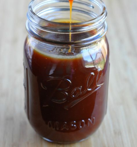 Heavy Cream Recipes, Salted Caramel Sauce Recipe, Homemade Salted Caramel, Homemade Barbecue, Caramelized Bacon, Bbq Sauce Chicken, Bbq Sauces, Caramel Recipes Sauce, Homemade Caramel Sauce