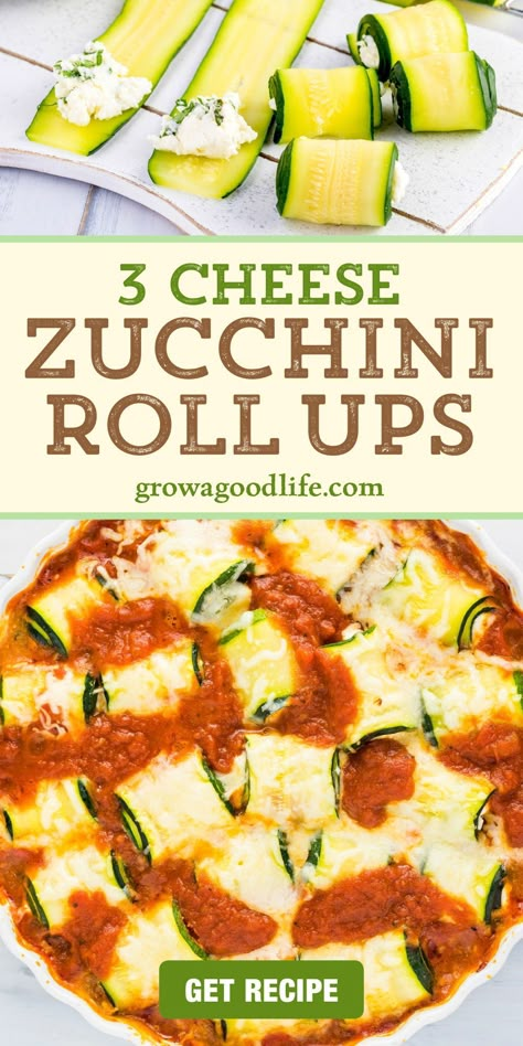 Zucchini Roll Ups, Zucchini Roll, Cheese Zucchini, Zucchini Lasagna Rolls, Sliced Zucchini, Zucchini Rolls, Zucchini Cheese, Roll Ups Recipes, Lasagna Rollups