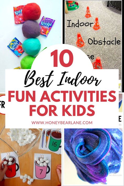 Are your kids bored and always complaining that there's nothing to do? These Indoor Fun Activites will keep your kids busy and entertained. My kids love them and yours will too.  Indoor activities for kids at home.  Games for kids and toddlers  indoor. Indoor fun for kids. Indoor Winter Activities, Fun Indoor Activities For Kids, Activities For Kids At Home, Fun Rainy Day Activities, Rainy Day Activities For Kids, Boredom Busters For Kids, Staycation Ideas, Quiet Play, Fun Indoor Activities