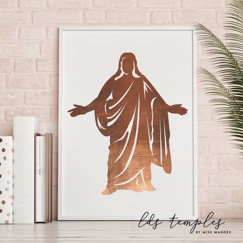 Lds Christmas, Jesus Christ Statue, Ward Christmas Party, Church Christmas Decorations, Logo Silhouette, Relief Society Activities, Laser Cut Wood Crafts, Church Logo, Pictures Of Christ