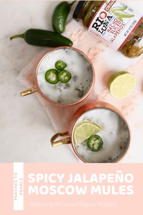 Jalapeno Mule Recipe, Mule Drink, Moscow Mule Recipe, Mule Recipe, Prickly Pear, Moscow Mule, Spicy Recipes, Moscow Mule Mugs, Fresh Rolls