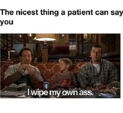 Bammmm Nursing Jokes, Cna Humor, Work Funnies, Comfort Things, Nursing Things, Hospital Humor, Nursing Quotes, Nursing Fun, Nurse Problems