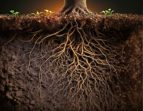 Tree Roots Underground, Painting Inspo, Tree Roots, Plant Roots, Reference Photos, Small Gardens, Planting Seeds, Tree Art, Side View