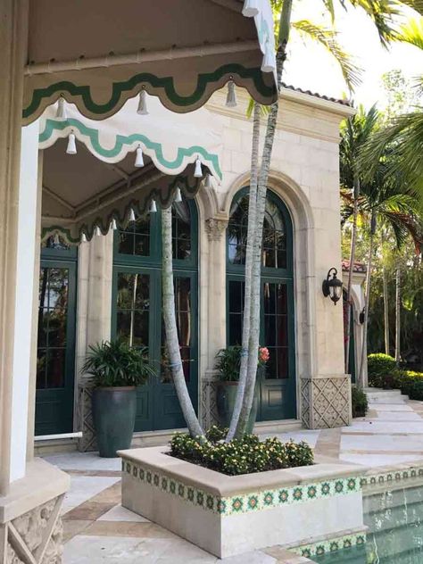 Palm Beach, the Greenest of Enclaves Palm Beach Patio, Palm Springs Garden, Palm Royale, Beach Patio, Topiary Garden, Palm Spring, Wooden Arch, Green Animals, White Picket Fence