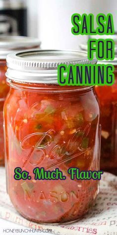 Homemade Salsa For Canning, Homemade Canned Salsa, Fresh Salsa Recipe Homemade, Salsa For Canning, Canning Homemade Salsa, Canned Salsa, Canned Salsa Recipes, Salsa Canning Recipes, Best Salsa Recipe