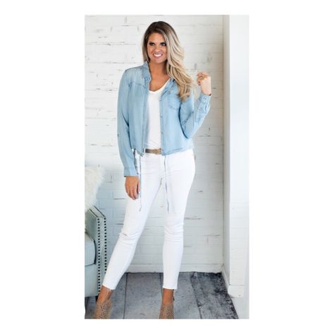 Shirt and jeans women