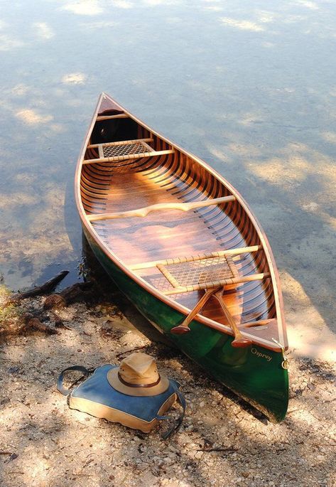 Aluminum Canoe, Cedar Strip Canoe, Wooden Canoe, Plywood Boat, Build Your Own Boat, Row Boats, Wooden Boat Plans, Canoe Paddle, Boat Building Plans