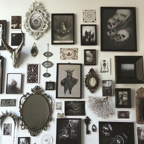 Nona Limmen, Rabbit Aesthetic, Gothic Room, Gothic Bedroom, Wiccan Decor, Dark Home Decor, Goth Home, Goth Home Decor, Dark Home