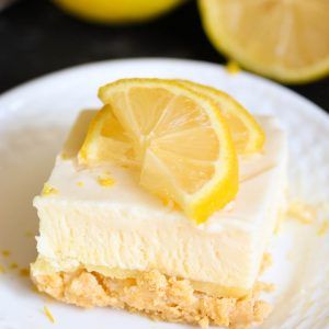 Frozen Lemon Fluff Dessert Recipe - Six Sisters' Stuff Lemon Fluff Dessert, Lemon Fluff, Lemon Oreos, Spring Time Desserts, Lemon Jello, Lemon Health Benefits, Frozen Lemon, Fluff Desserts, Six Sisters Stuff