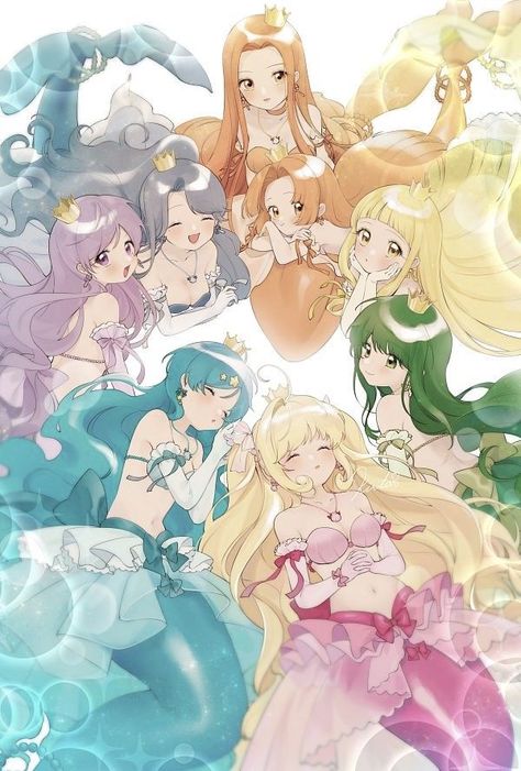 Mermaid Melody Pichi Pichi Pitch Pure, Mermaid Melody Pichi Pichi Pitch, Anime Mermaid, Arte Sailor Moon, Pixel Art Tutorial, Sailor Moon Wallpaper, Mahō Shōjo, Mermaid Princess, Mermaid Art