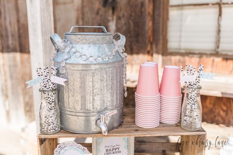 Farm Pink Birthday Party, Pink Farm Centerpiece, Pink Barnyard Party Centerpieces, Boho Farm Party, Girly Barnyard Birthday Party, Pink Farm Themed Birthday Party, Pink Tractor Birthday Party, Baby Girl Farm Birthday, Pink Farm Birthday Party Decorations