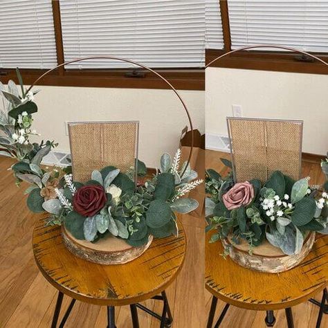 22 Gorgeous Floral Hoop Centerpiece Ideas You Can DIY Easily Hoop Wreath Centerpiece, Boho Hoop Centerpiece, Botanical Hoop Centerpiece, Ring Centerpieces Diy, Loop Centerpiece, Circle Centerpieces Wedding, Themed Centerpiece Ideas, Hoop Centerpiece Wedding, Hoop Centerpieces