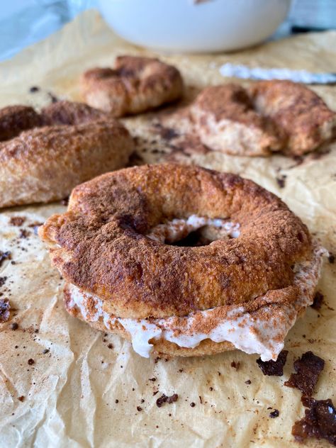 Cinnamon Crunch Bagel, Sugar Cookie Truffles, Cinnamon Bagels, Makers Diet, Cookie Truffles, Arrowroot Flour, Cinnamon Crunch, Best Bagels, Cup Of Cocoa