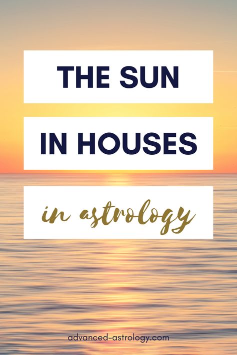 Sun In The Houses Astrology, Sun In Houses Astrology, Planets Meaning, Zodiac Signs Houses, Sun In Astrology, Learning Astrology, Houses In Astrology, All About Yourself, Tropical Zodiac