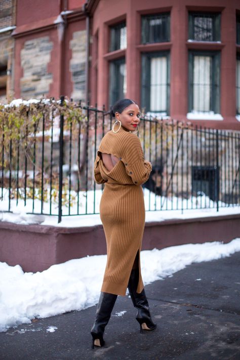 3 Tips for Starting the Year Off Right Size 12 Fall Fashion For Women, Brown Outfits For Black Women, Fall Looks For Black Women, Boots And Dress, Monroe Steele, Thanksgiving Outfits Women, Chic Style Inspiration, Thanksgiving Outfit Ideas, Cute Thanksgiving Outfits