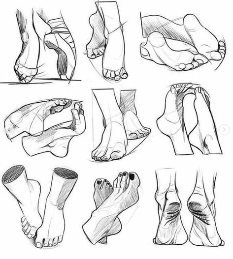 EtheringtonBrothers on Twitter: "Our 2nd feature artist/tutorial for #LEARNUARY today is this great page of FEET and HAND STRUCTURE drawing references, by the talented @incaseyouart! Lovely clear form-based drawing here! https://t.co/NqbT1Q5s6Z" / Twitter Sketches Of Hands Feet Legs Arms, Legs And Feet Drawing Reference, Walking Feet Drawing, Hand Structure Drawing, Drawing Feet Front View, Feet Drawing Reference Anatomy, Feet Reference Drawing, Feet Drawing Reference, Hand Structure