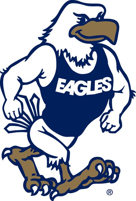 Georgia Southern Eagles Logo Mascot Logo (2004-Pres) - GSU mascot - Gus SportsLogos.Net Eagles Mascot, Eagle Cartoon, Georgia Southern Eagles, Eagle Mascot, Go Eagles, Reflective Decals, Southern University, Georgia Southern University, Georgia Southern