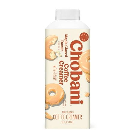 Enjoy our dairy free Coconut Mocha coffee creamer. It has the rich flavors and creamy texture you look for in coffee creamer just without dairy or lactose. Chobani plant-based creamer is made from the goodness of plants without dairy or lactose and only 4g of sugar per serving. Add non-dairy deliciousness to your morning latte at breakfast time, your favorite recipes and more. This Chobani non-dairy creamer is perfect whether you're looking for a dairy creamer substitution or just another way to add indulgent flavor to your coffee. 24 Size: 24 fl oz. Coconut Mocha Coffee, Non Dairy Coffee Creamer, Maple Donuts, Grocery Store Items, Snack Hacks, Non Dairy Creamer, Easy Healthy Smoothies, Cinnamon French Toast, Glazed Donut