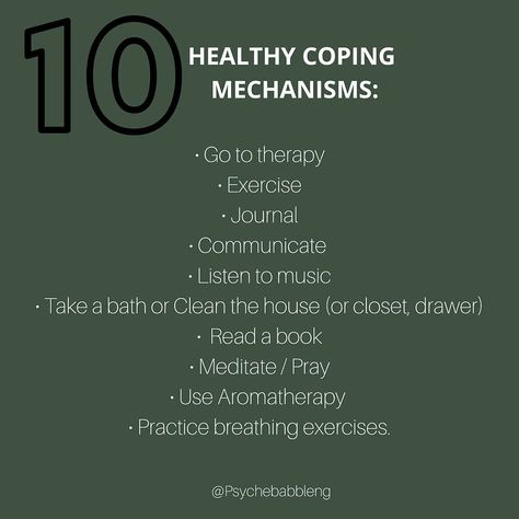 Psychebabble Foundation on Instagram: “We're still talking about coping mechanisms (see previous posts) ⁣ ⁣ We mentioned a few unhealthy coping skills, it is only right we also…” Unhealthy Coping Skills, Unhealthy Coping Mechanism, Healthy Coping Skills, Mental Health Recovery, Coping Mechanism, Personal Improvement, Breathing Exercises, Fitness Journal, Coping Mechanisms