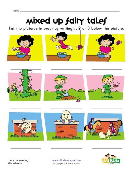 fairy tales story sequence worksheet Kindergarten Sequencing Worksheets, Sequencing Kindergarten, Story Sequencing Pictures, Sequence Worksheet, Story Sequencing Worksheets, Sequencing Events, Fairy Tales Kindergarten, First Grade Books, Beginning Middle End