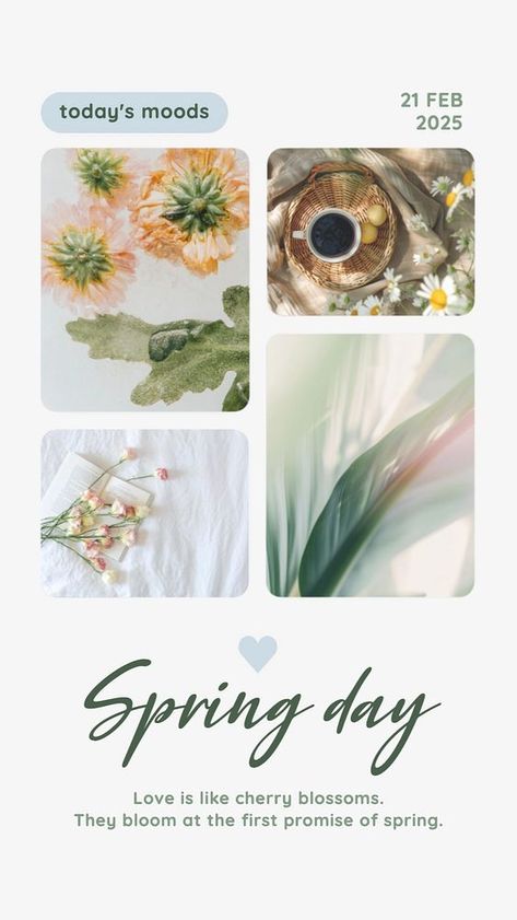 Minimal Spring photo collage, editable design | premium image by rawpixel.com / Ning Spring Collage Aesthetic, Photo Template Aesthetic, Minimalist Collage, Collage Layout, Simple Collage, Photo Collage Design, Spring Photos, Photo Collage Template, Awesome Designs