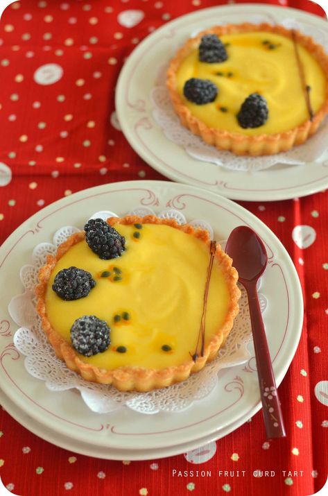 Curd Tarts, Fruit Curd, Curd Tart, I Always Come Back, French Tart, Passion Fruit Curd, Passionfruit Recipes, Fruit Tart Recipe, Passion Fruit Juice